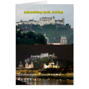 Hohensalzburg Castle, Salzburg, Österrike Hälsningskort