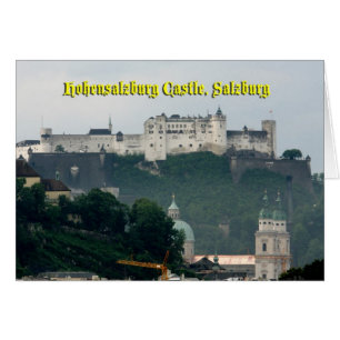 Hohensalzburg Castle, Salzburg, Österrike Hälsningskort