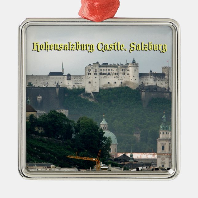 Hohensalzburg Castle, Salzburg, Österrike Julgransprydnad Metall (Framsidan)