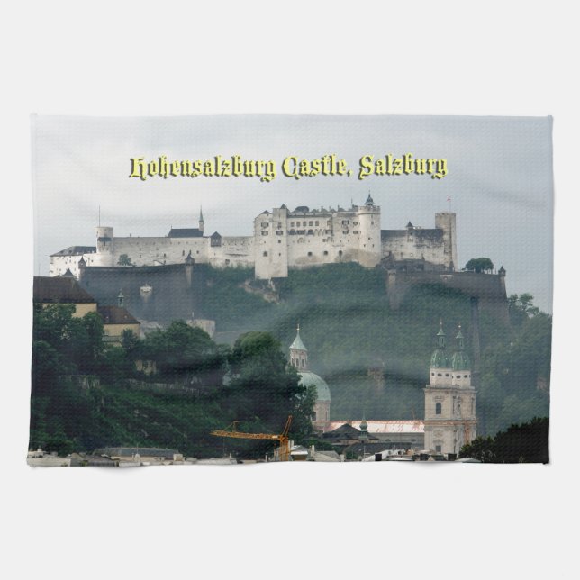 Hohensalzburg Castle, Salzburg, Österrike Kökshandduk (Horisontell)