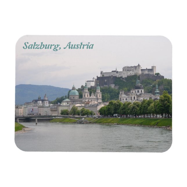 Hohensalzburg Castle, Salzburg, Österrike Magnets Magnet (Horisontell)
