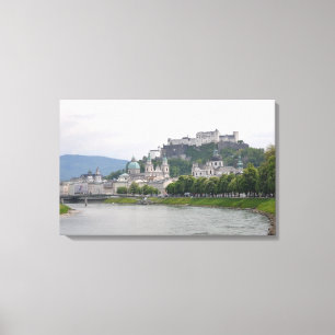 Hohensalzburg slott, Salzburg, Österrike Canvastryck