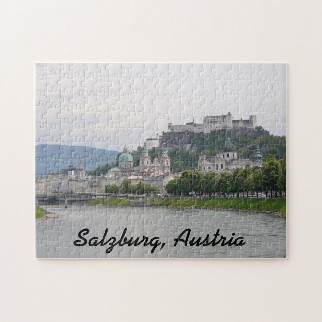 Hohensalzburg slott, Salzburg, Österrike pussel (Horisontell)