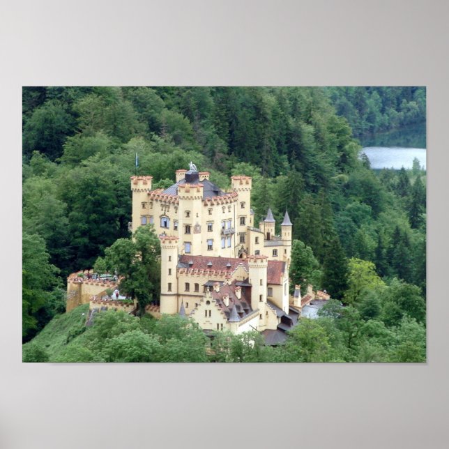 Hohenschwangau Castle Poster (Framsidan)