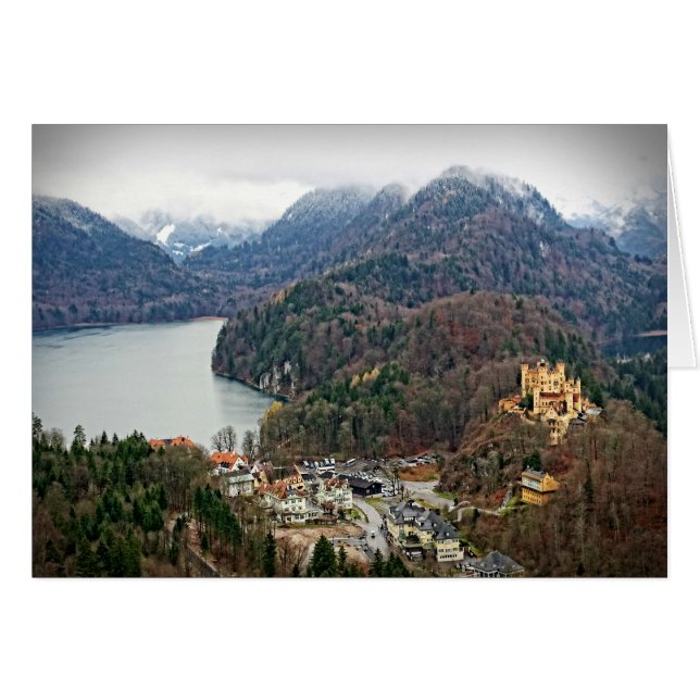 Hohenschwangau Castle - Schwangau, Tysklant kort (Framsidan Horizontal)
