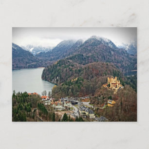 Hohenschwangau Castle-Schwangau, Tysklant vykort