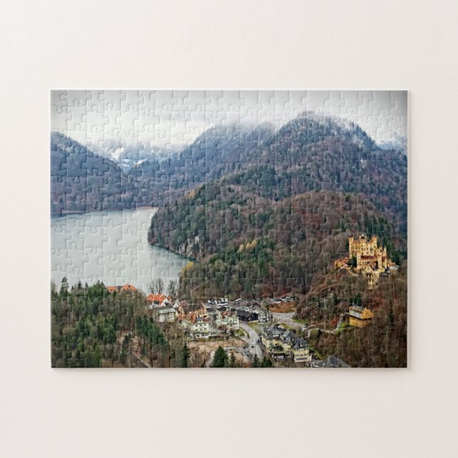 Hohenschwangau Castle - Tyskland - 11 x 14 - 252 b Pussel (Horisontell)