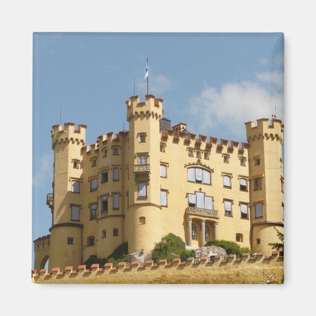 Hohenschwangau Castle Tysklanda turistgåvor Magnet (Framsidan)