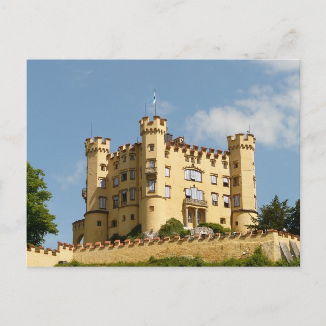 Hohenschwangau Castle Tysklanda turistgåvor Vykort (Framsida)