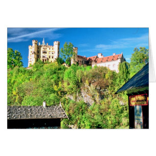HOHENSCHWANGAU-SLOTT, TYSKLAND HÄLSNINGSKORT