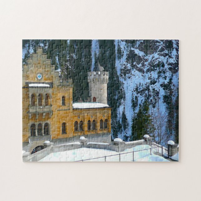 Hohenschwangau Tyskland. Pussel (Horisontell)