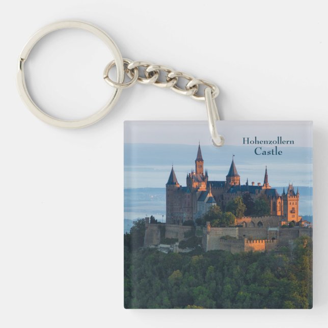 Hohenzollern Castle Hechingen Tyskland Keychain (Framsidan)