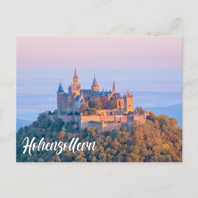 Hohenzollern slott, Tyskland Vykort (Framsida)