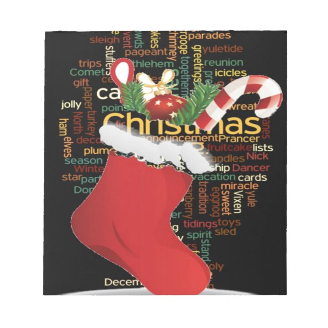 HoHo! God jul GIFTS och Gott nytt år Anteckningsblock (Framsida)