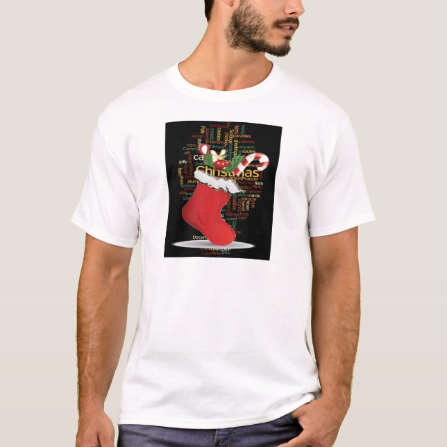 HoHo! God jul GIFTS och Gott nytt år T-shirt (Framsida)