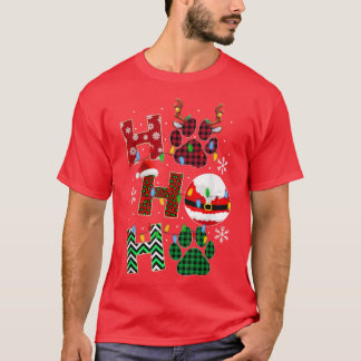 HoHo Hund Tass jul Pajama Cute Helgdag L T Shirt
