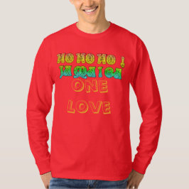 HoHo Jamaica One kärlek God jul Färg T-shirt