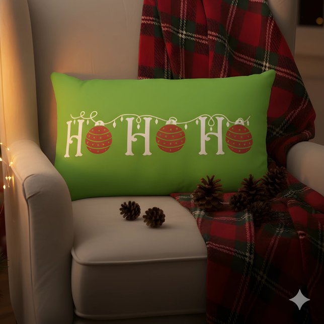 HoHo-jul Lumbarkudde (Ho Ho Ho Christmas Pillow)