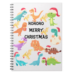 HoHoHo God Jul Dinosaur Anteckningsbok