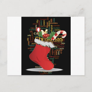 HoHoHo! God julGÅVOR och en gott nytt år Helg Vykort