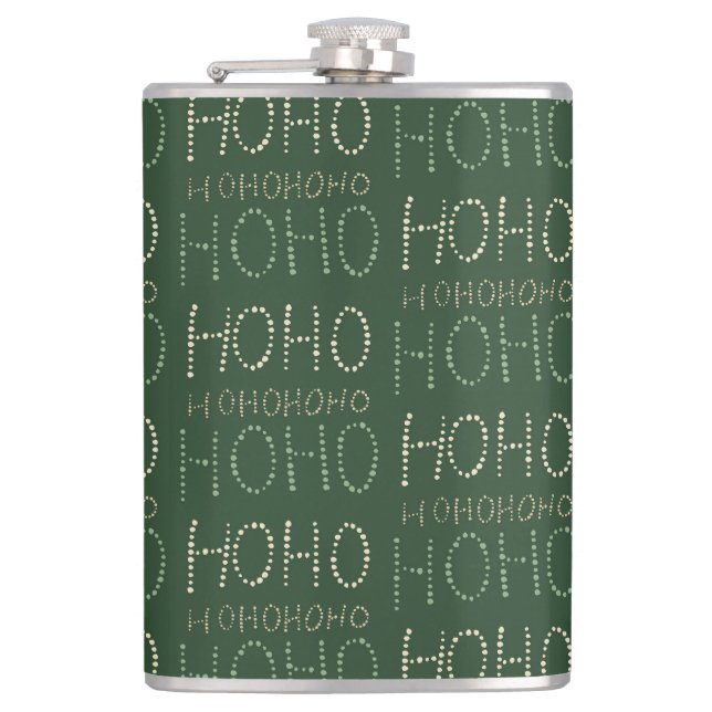Hohoho-grönten Julsage Wrapping Papper Fickplunta (Framsidan)