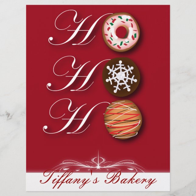 HOHOHO julgodis Munk Donut bageriet Reklamblad (Framsidan)