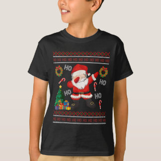 Hohoho Jultomten Dabbing Ugly jul Sweater T Shirt