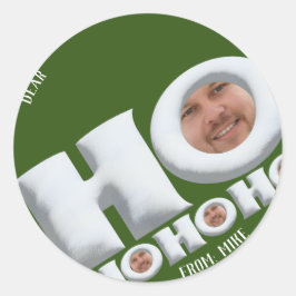 HOHOHO! Långmärkesdekaler i helgdag pappa Runt Klistermärke