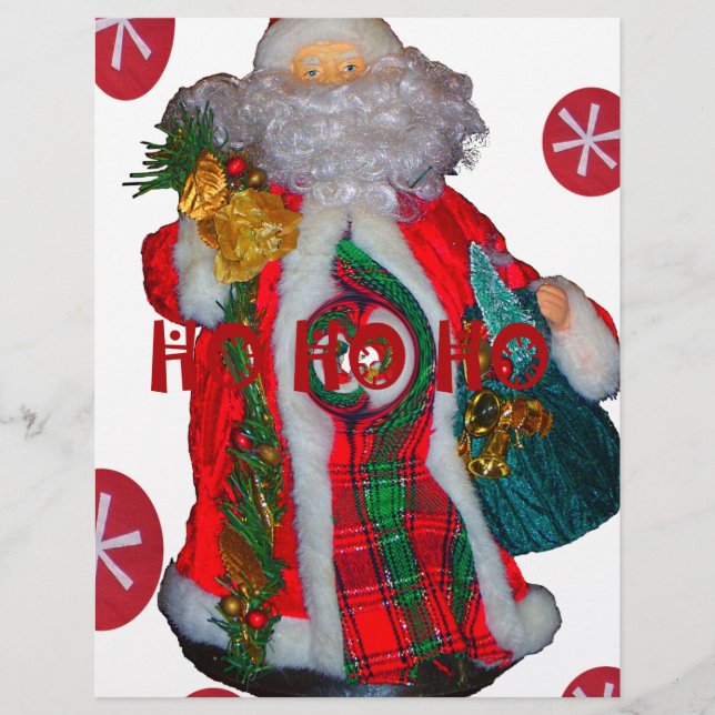 Hohoho Lycklig Santa God jul Glad helg (Framsida)