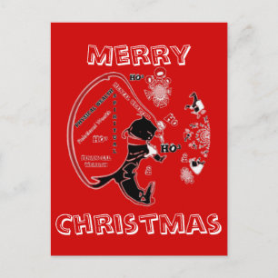 HoHoHo Santa god jul skräddarsy kort