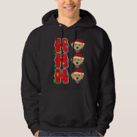 Hohoho Santa Golden Retriever jul