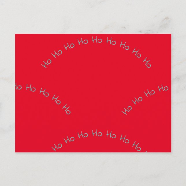 Hohohoho-vykort Vykort (Framsida)