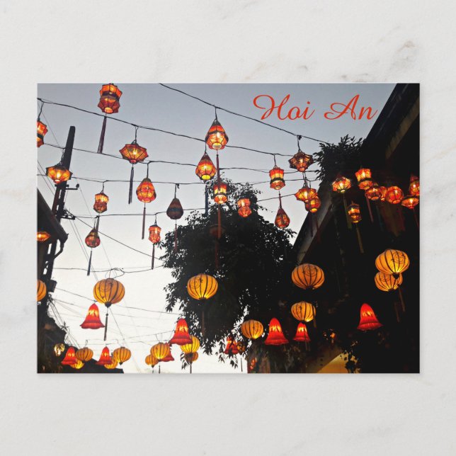 Hoi An Lantern Postcard Vykort (Framsida)
