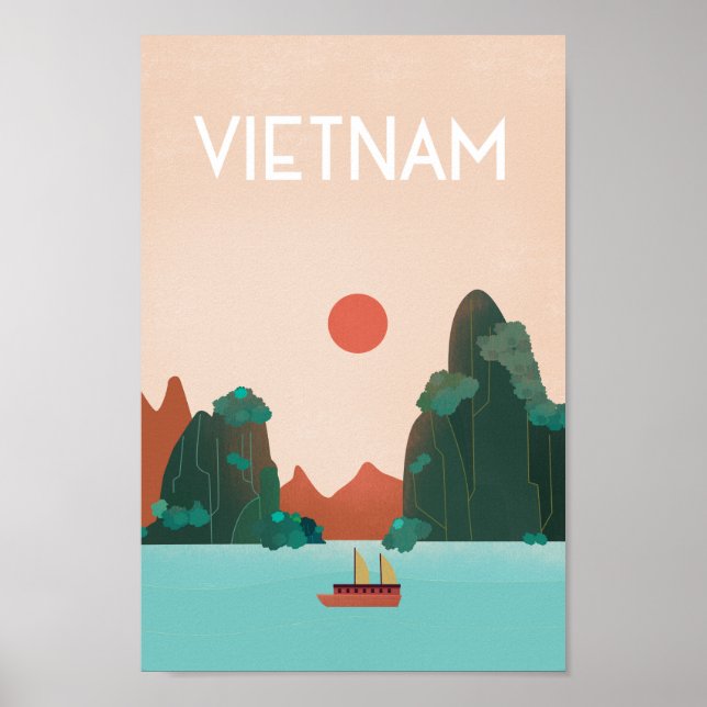 HOi An Town Vietnam-reseaffisch Poster (Framsidan)