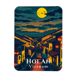 Hoi An Vietnam Ancious Town Lanternes Postcard Magnet