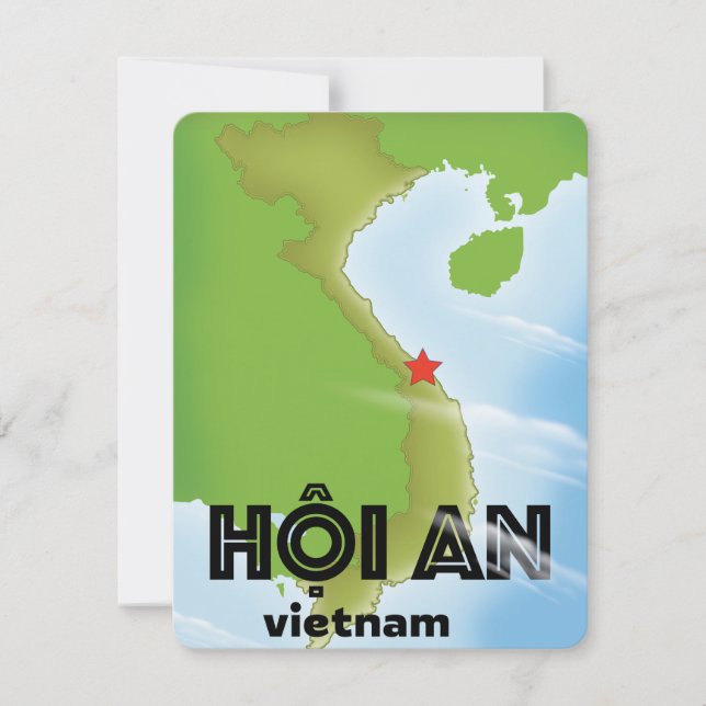Hoi An Vietnam - bokning av reseaffisch (Framsida)
