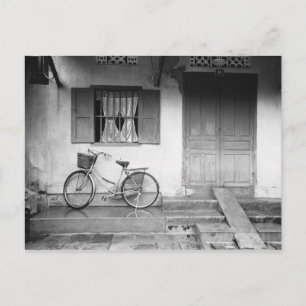 Hoi An Vietnam, House with Bicycle Vykort