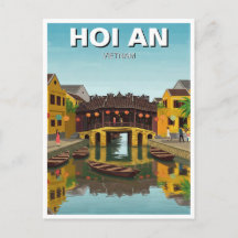 Hoi An Vietnam Japanska Överbyggda Bron Resa