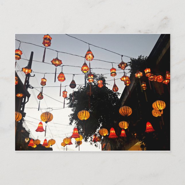 Hoi An Vietnam Lanterns Vykort (Framsida)