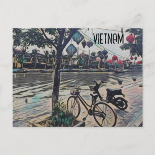 Hoi An Vietnam Lanterns Vykort