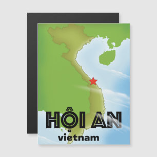 Hoi An Vietnam resemålning affisch konsttryck