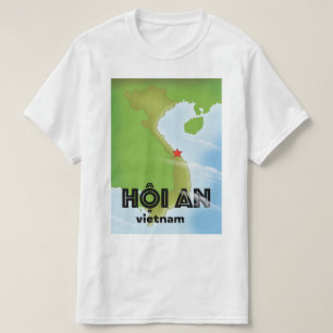 Hoi An Vietnam resemotiv affisch konsttryck T Shirt