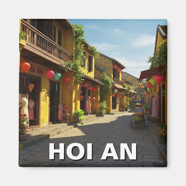 Hoi An Vietnam Travel Magnet (Framsidan)
