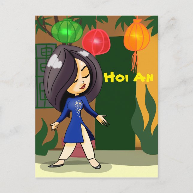 Hoi An, Vietnam Vykort (Framsida)