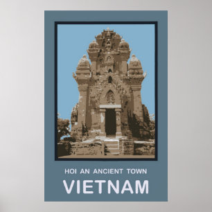 Hoi en forntida Town Vietnam Poster