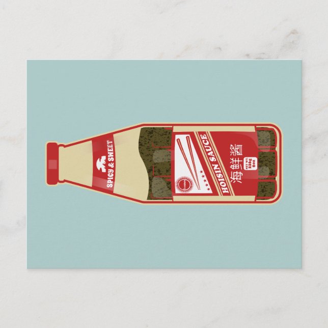 Hoisin Sauce Cantonese Food Vykort (Framsida)