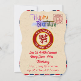 HOJ Birthday bjudande Inbjudningar