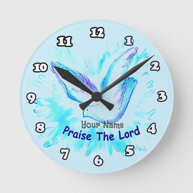 Höj den kristna klockan för Herren Rund Klocka (Framsida)