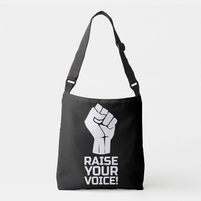 Höj din röst 5 w axelväska (Framsida)