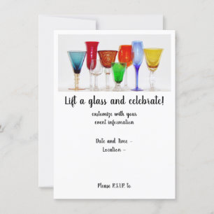 "Höj ett glas" inbjudan